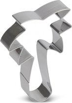 uitsteekvorm Palmboom 8 cm RVS zilver