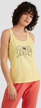 O'Neill T-Shirt Women SUNRISE TANKTOP Sunshine M - Sunshine 100% Katoen Scoop Neck