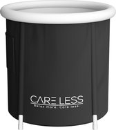 Care Less - Opblaasbaar Zitbad voor Volwassenen - Opvouwbare Badkuip - Zitbad - Ijsbad - Inklapbaar - Inclusief Pomp en Afvoerslang - Zwart - Bath Bucket