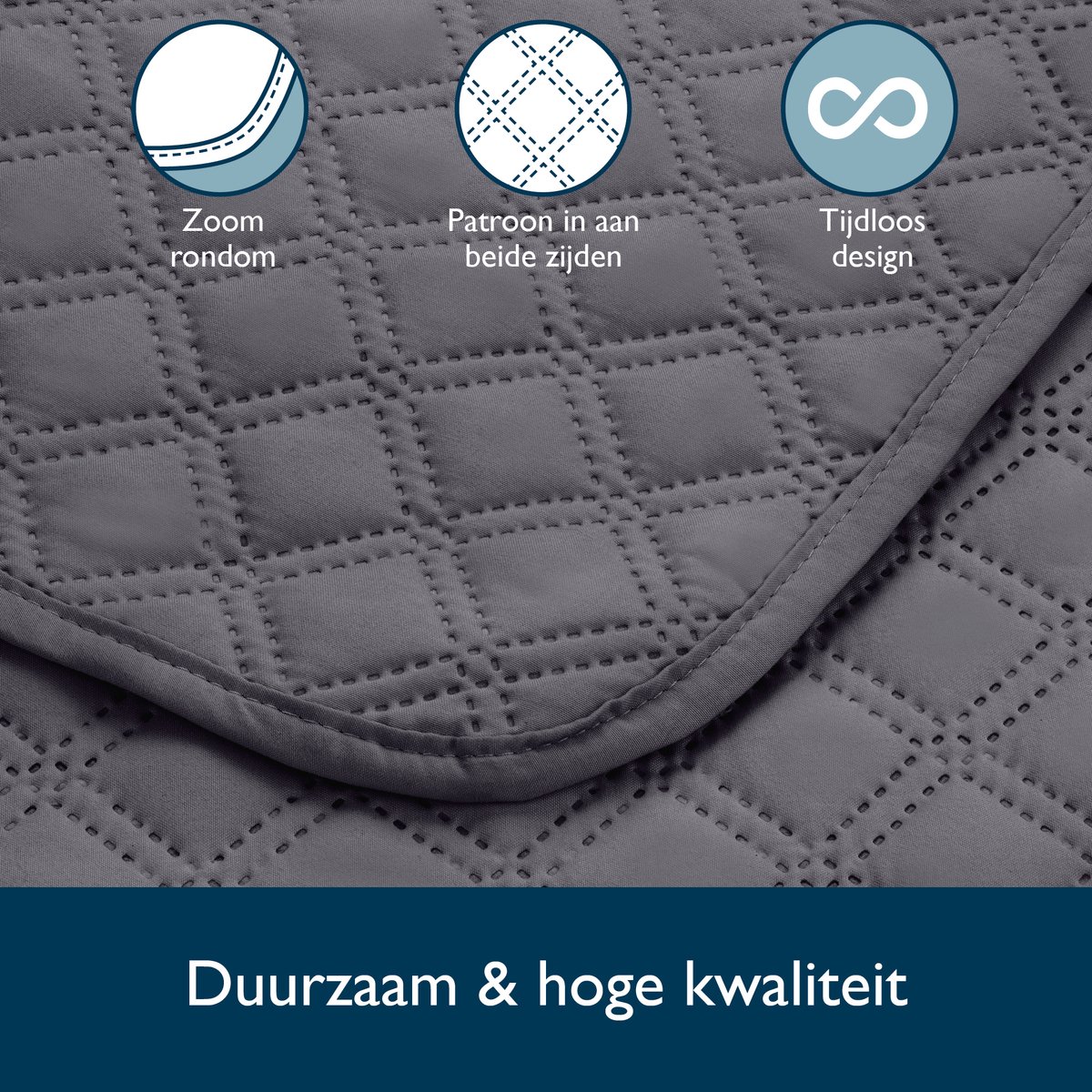 Beautissu Bedsprei 240x260 cm Olivia Bedlaken voor Boxspring Bed & Sofa Gewatteerde Deken - Groot Ademend Bedovertrek Elegant Couch Deken - Licht Grijs Beautissu Bedsprei 240x260 cm Olivia Bedlaken voor Boxspring Bed & Sofa Gewatteerde Deken - Groot Ademend Bedovertrek Elegant Couch Deken - Licht Grijs