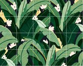 IXXI Banana Leaf Dark Green - Wanddecoratie - Bloemen en Planten - 100 x 80 cm