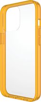 ClearCase Oranje kleur Hoesje voor iPhone 13 Pro - Tangerine - Anti-Bacterial