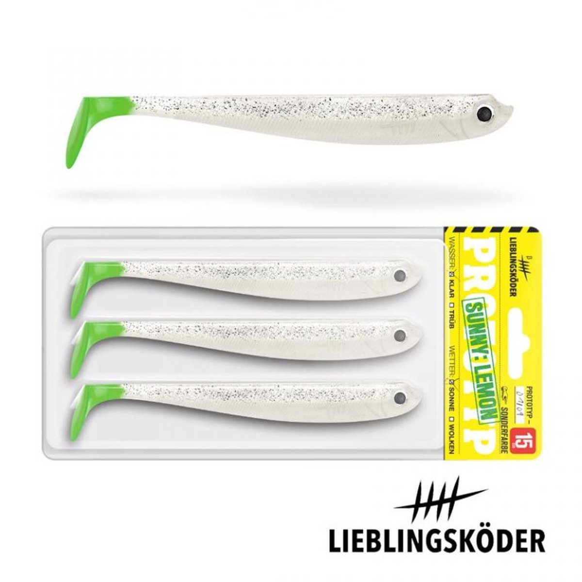 Lieblingsköder Shad 15cm Sunny Lemon 15cm Sunny Lemon - PROMO