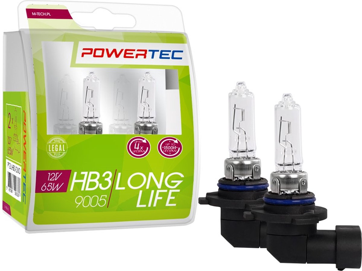 Powertec HB3 12V - Long Life - Set