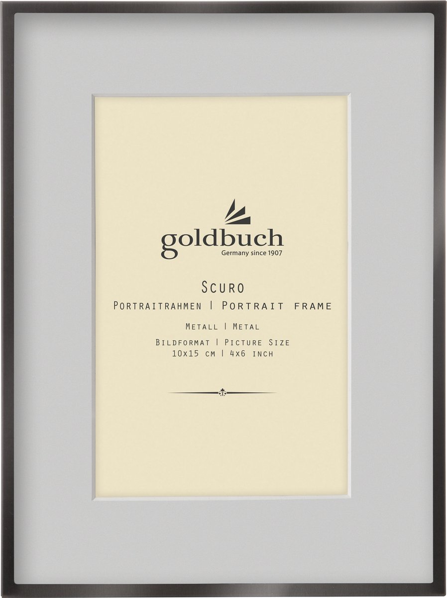 Goldbuch Fotolijst Scuro - Zwart - 10x15 cm