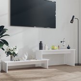 Tv-meubel 180x30x43 cm spaanplaat wit