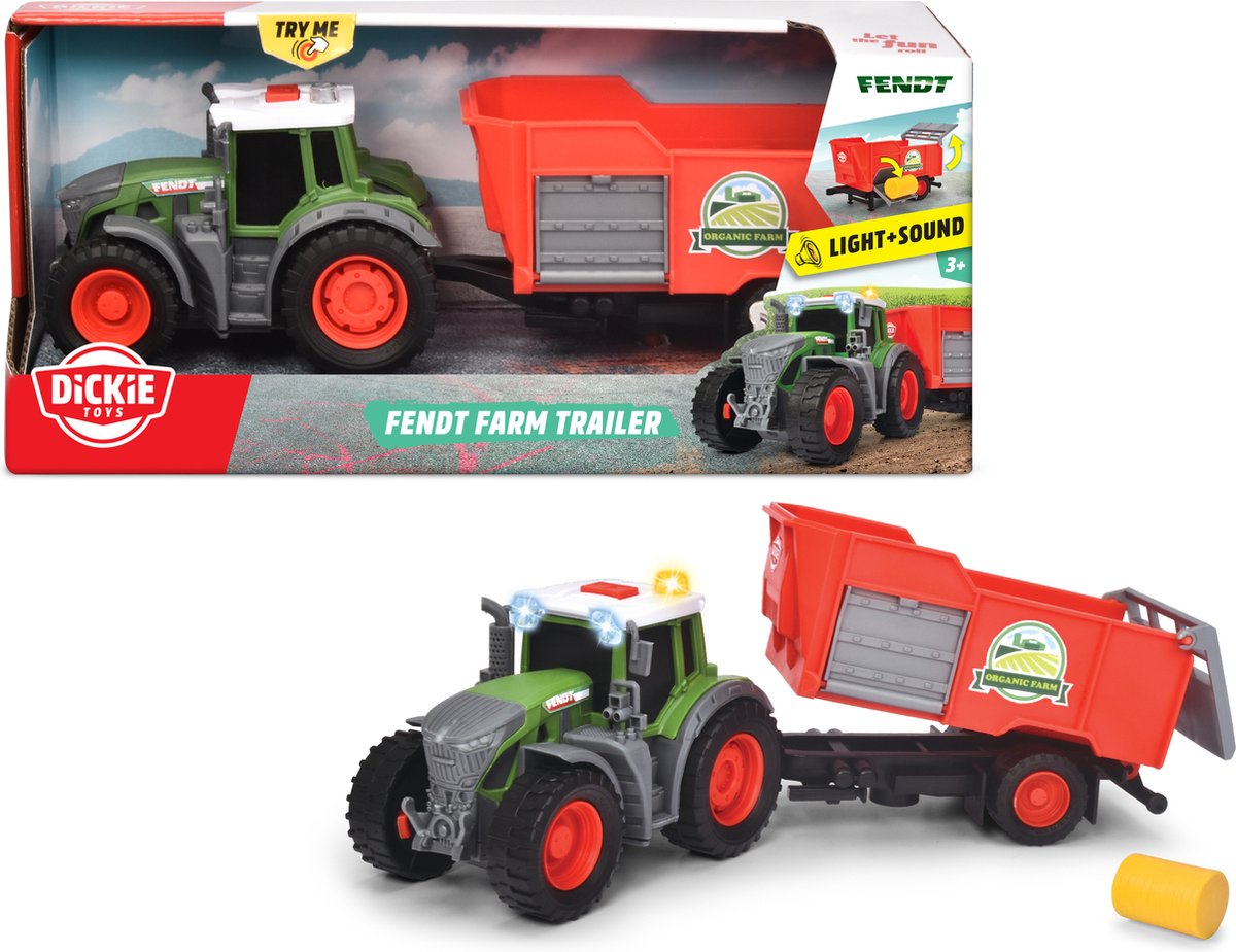 Dickie Toys - Tracteur CLAAS et Remorque