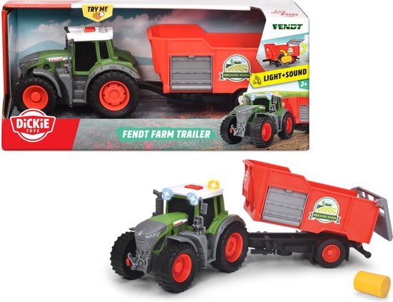Dickie Toys Fendt Farm Trailer Tractor - Véhicule jouet | bol