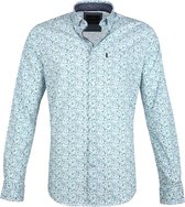 Vanguard - Print Overhemd Cirkels Groen - 3XL - Heren - Modern-fit