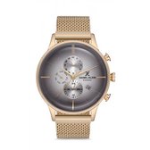 Daniel Klein DK.1.12606-5 - Horloge - Analoog - Mannen - Heren - Milanese band - Rond - Goudkleurig - Grijs
