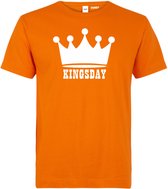 T-shirt Kingsday | oranje koningsdag kleding | oranje t-shirt | Oranje | maat S