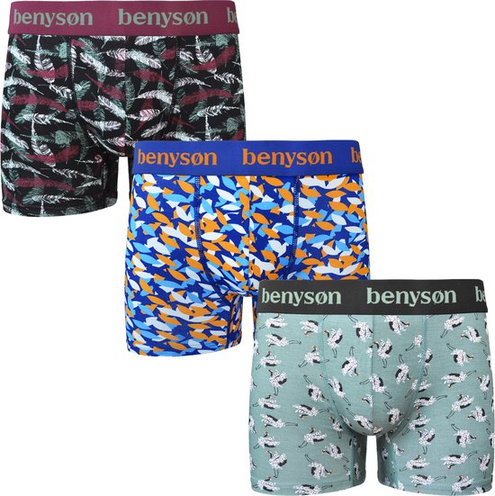 DAVID ARCHY Herenondergoed van bamboe, boxershort, slip, ademend en
