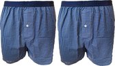 Embrator mannen Boxershorts 2-stuks geruit maat L