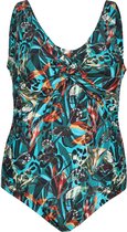 Paprika Dames Badpak met jungle- en luipaardprint - Zwempak - Maat 48