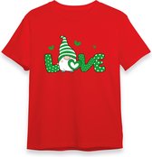 Kerstkabouter Buddy's Kerst T-shirt | Groen | Jongens / Meisjes | Grappige Foute kersttrui Shirt Cadeau | Kindershirt | Leuke Elf, Rendier, Kerstboom en Kerstballen Ontwerpen. Maat