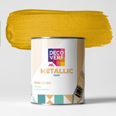 Decoverf metallic verf geelgoud, 750ml