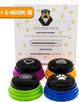 Vulpes Pets® PRO Praatknop voor Honden - Dogbuttons - Laat uw Huisdier spreken - Hondenspeelgoed - Honden training - Incl. E-Book