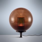 Lindby - Sfeerverlichting buiten - 1licht - kunststof - H: 79 cm - E27 - rookgrijs