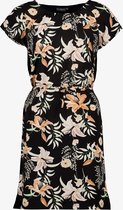 TwoDay dames jurk met bloemenprint - Zwart - Maat L