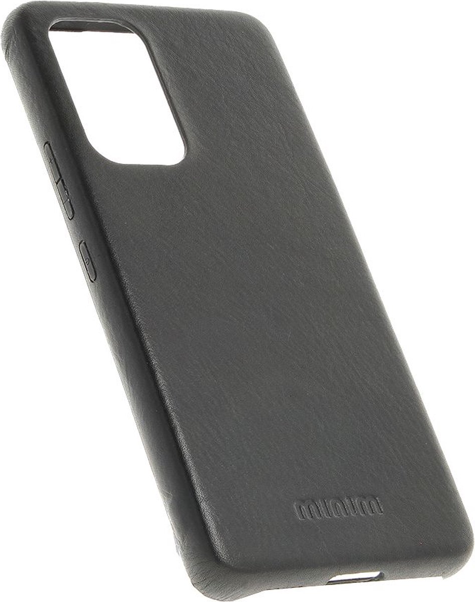 Minim Hoesje Back Cover Leer Zwart Geschikt voor Samsung Galaxy A53
