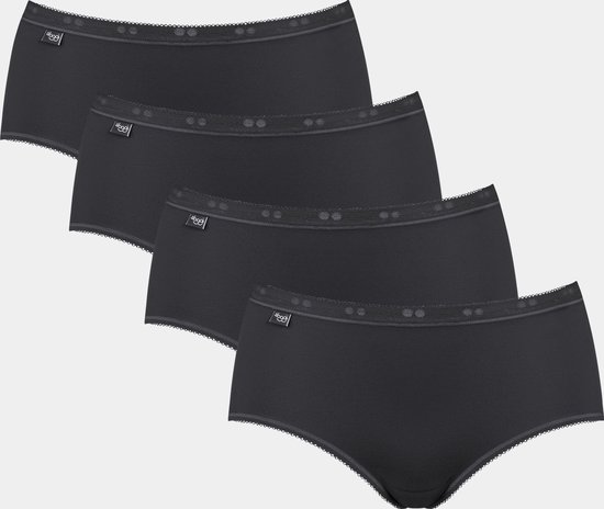 sloggi Basic+ Dames Midi slip - 4-pack - Wit