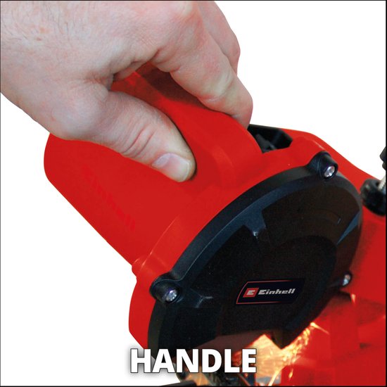 Einhell Kettingslijper GC-CS 85 E - 85 W - 5.500 /min - Ø108x23x3,2 mm - Afstelhoek 35˚ naar links en rechts - Incl. 1x Slijpschijf — afbeelding 3