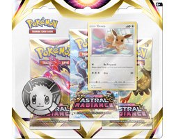 Pokemon sword & shield astral radiance 3boosterblister eevee