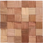 Wood Design - FSC axewood cubes - nature - 0.518 m2