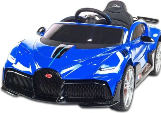 Afbeelding van het spel Bugatti Divo Auto Voor Kinderen 12V + 2.4G Afstandsbediening (blauw) - elektrische kinderauto