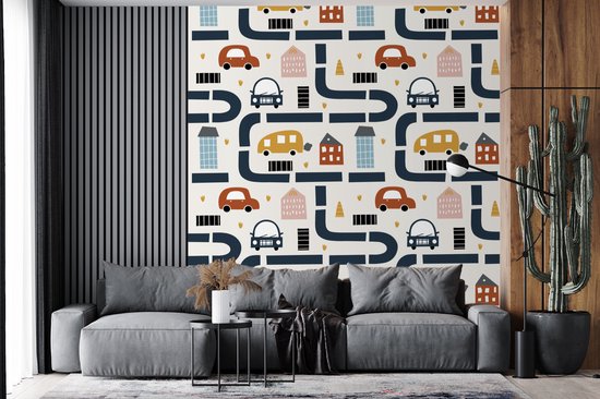 Papier Papier peint photo - Design de Papiers Peints - Garçons - Voiture - Enfants - Largeur 240 cm x Hauteur 260 cm