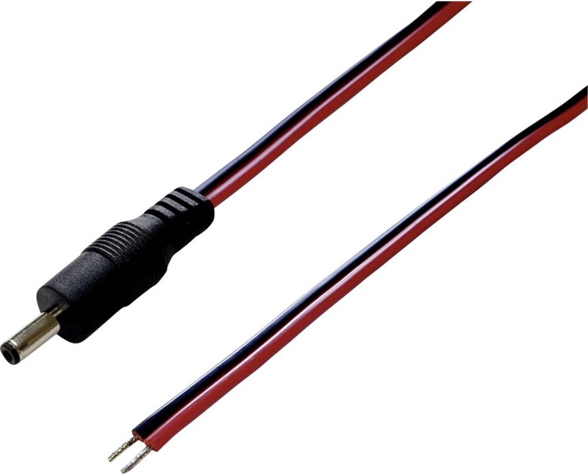 BKL Electronic Laagspannings-aansluitkabel Laagspanningsstekker - Open kabeleinde 3.50 mm 1.35 mm 30.00 cm 1 stuk(s)