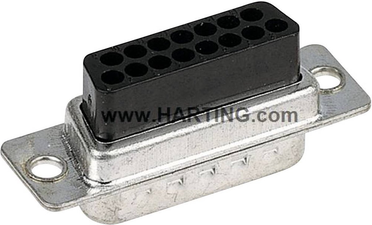 Harting 09 67 025 4701 D-sub female connector 180 ° Aantal polen: 25 Crimpen 1 stuk(s)