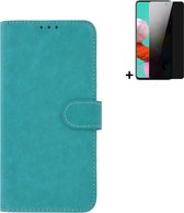 Turquoise avec protecteur d'écran de confidentialité