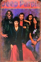 Signs-USA - Muziek wandbord - metaal - Deep Purple Band - 20 x 30 cm