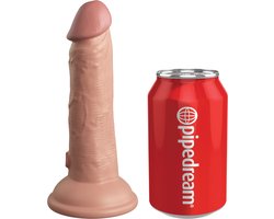 Pipedream - King Cock - Dual Density Vibrerende Dildo - 15 cm