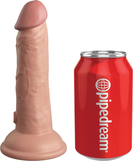 Pipedream - King Cock - Dual Density Vibrerende Dildo - 15 cm