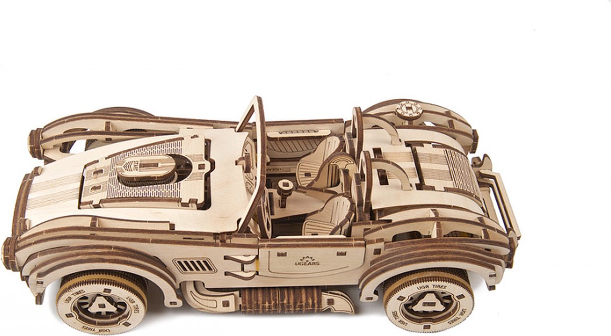 UGEARS Houten 3D Model - Drift Cobra Racing Car — afbeelding 18