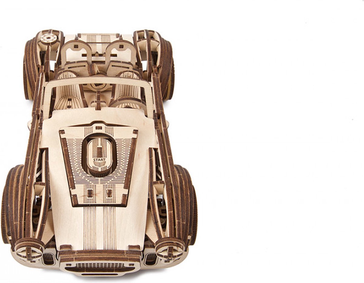 UGEARS Houten 3D Model - Drift Cobra Racing Car — afbeelding 10