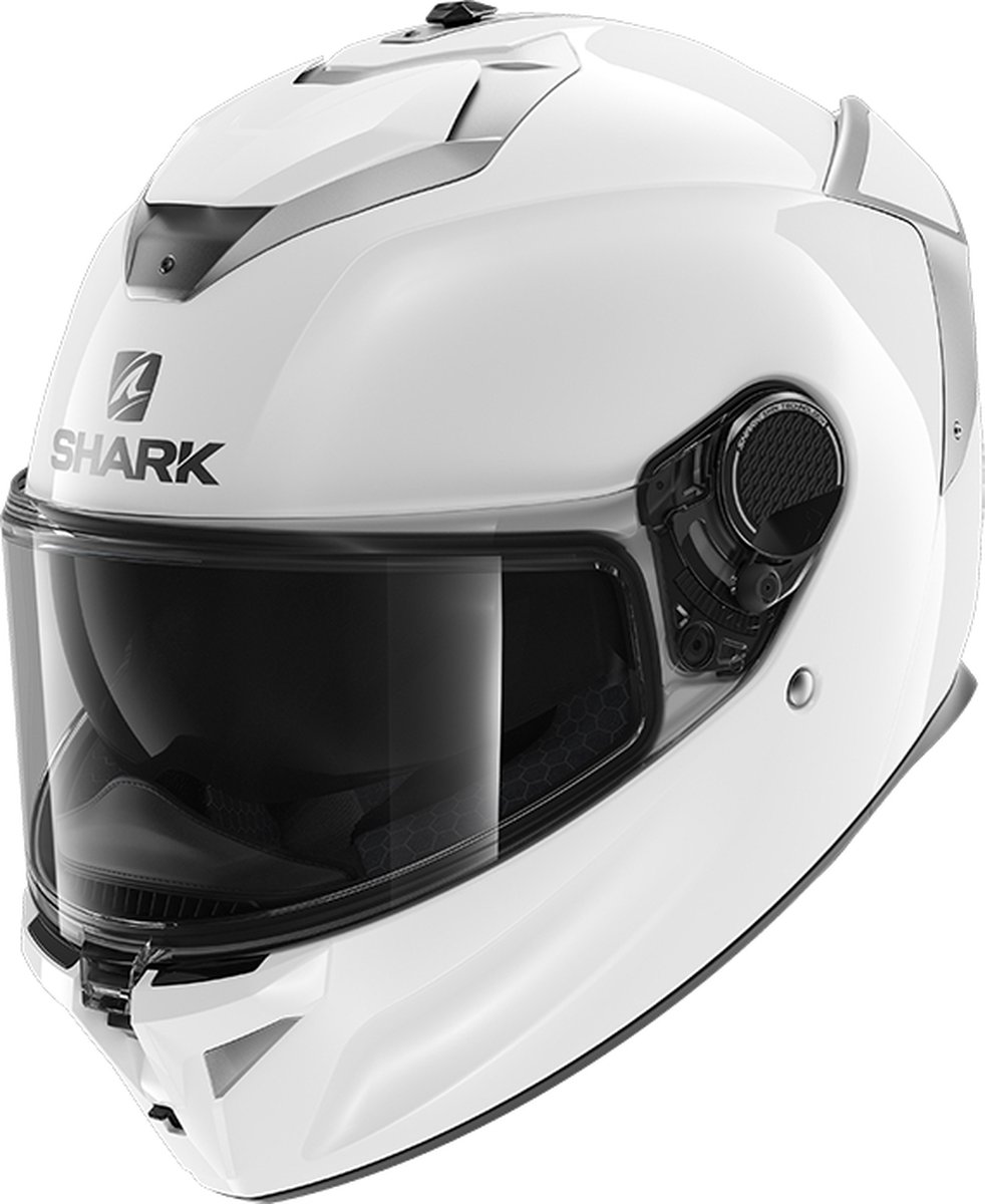 SHARK Spartan GT Blank Motorhelm Integraalhelm Wit - Maat L