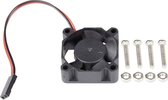 SBC-FAN-303010 Actieve ventilator Geschikt voor serie: Raspberry Pi, Rock Pi, Banana Pi Zwart