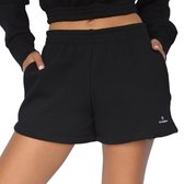 Sport short dames - Korte broek dames - Shorts - Broeken - Zomerbroeken - ZWART - Fitness broek- tennisshort - Strand - L