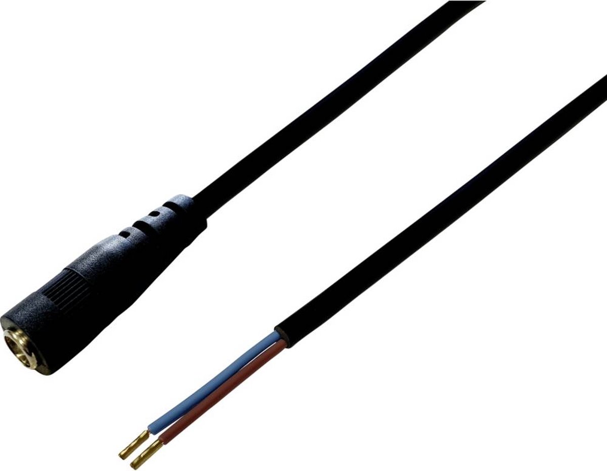 TRU COMPONENTS Laagspannings-aansluitkabel Laagspanningsbus - Open kabeleinde 5.50 mm 2.10 mm 30.00 cm 1 stuk(s)