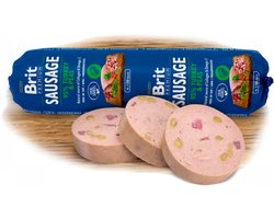 Brit Sausage Turkey & Peas 800 g