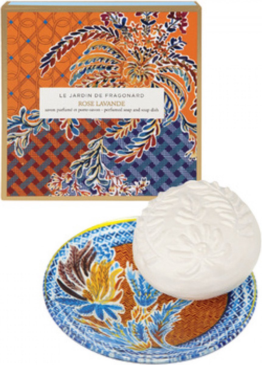 Goedkoopste Fragonard Soaps & Shower Rose Lavande Geparfumeerde Zeep met Zeephouder
