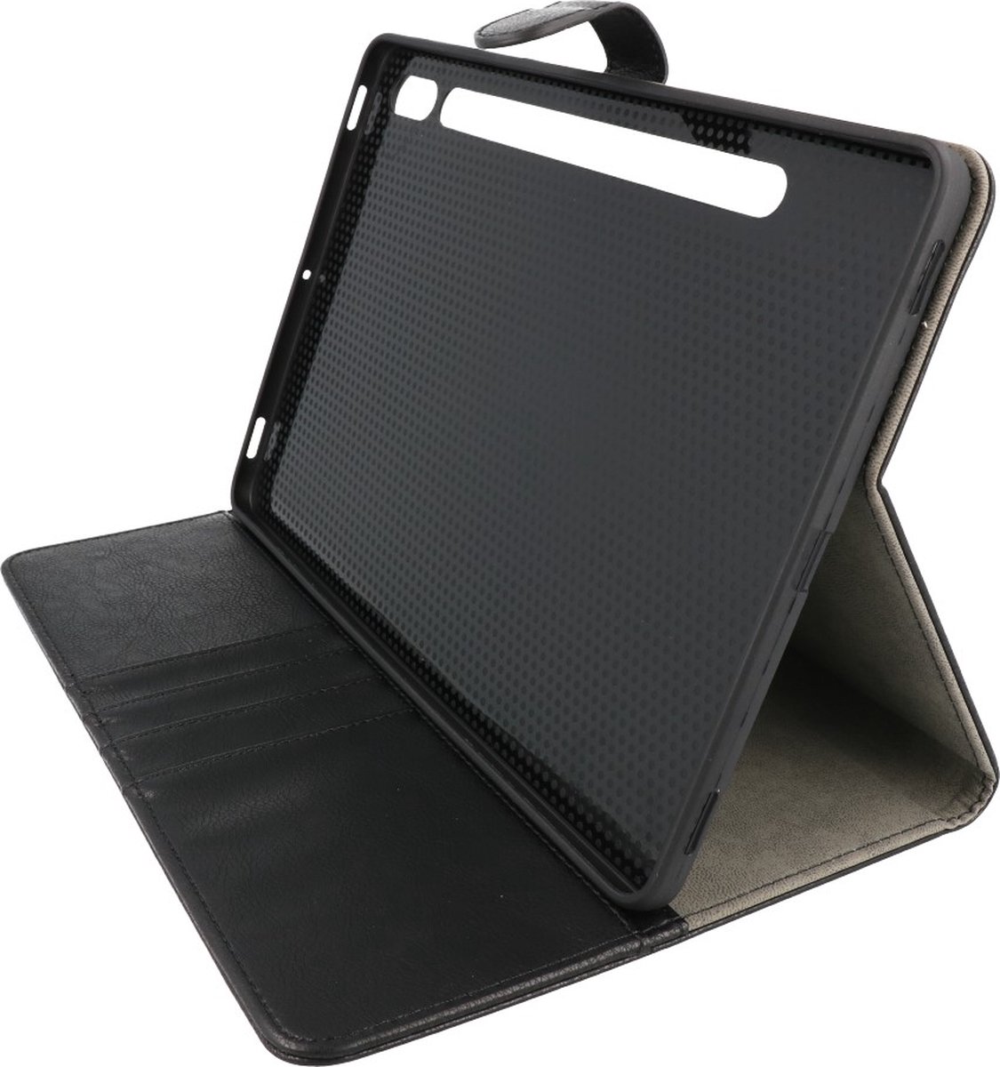 Tablet Hoesje - Premium Book Case - Geschikt voor de Samsung Galaxy Tab S8 Plus - Tab S7 Plus - Zwart