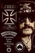 Signs-USA - Muziek wandbord - metaal - Motorhead - Lemmy - 20 x 30 cm