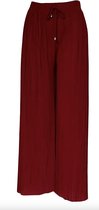 Hoogwaardige Dames Flare Broek / Pants | Flared Pantalon | Rood - Maat XL