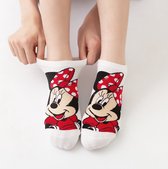 Minnie Mouse-Disney-Lief-Grappig-Sokken-Unisex-Onesize-Socks-Happy-Happy Socks