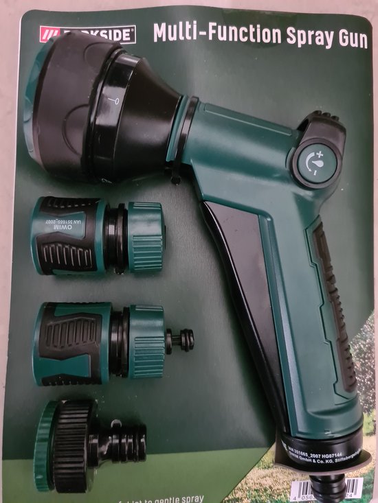 Pistolet Pulvérisateur De Jardin RAINPOINT - Débit D'eau Réglable - Pour Arrosage, Nettoyage, Traitement Des Plantes