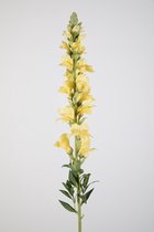 Kunstbloem Leeuwenbek - topkwaliteit decoratie - Geel - zijden tak - 81 cm hoog